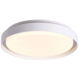 Φωτιστικό Οροφής - Πλαφονιέρα E326 Φ27x7,5cm Led 2041lm 20W 3000K White Αλουμίνιο,PC