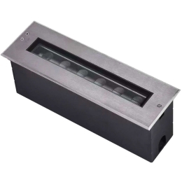 Φωτιστικό Δαπέδου Χωνευτό E365 33x10,5x12,5cm Led 720lm 9W 3000K Steel