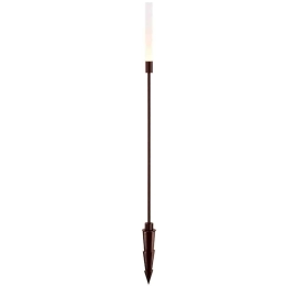 Φωτιστικό Δαπέδου Κήπου Με Καρφί E373 Φ2,6x100cm Led 180lm 3W 3000K Brown