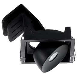Φωτιστικό Οροφής - Σποτ Χωνευτό S145 8,2x8,2x9,6cm Led 596lm 9W 2700K Black