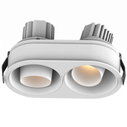 Φωτιστικό Οροφής - Σποτ Χωνευτό S175 17,1x9,1x9,1cm 2xLed 1440lm 10W 3000K White