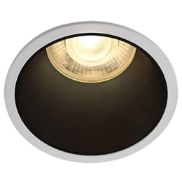 Σποτ Χωνευτό Z10105-AD Φ6,9x4,9cm 1xGU10 50W Black-White Στρόγγυλο