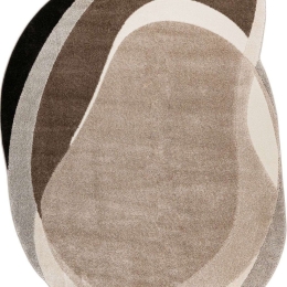 Χαλί Frisco 286 Taupe Oval Obsession 160X230cm