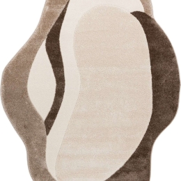 Χαλί Frisco 288 Taupe Oval Obsession 160X230cm