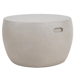Τραπέζι Καθιστικού Randel Round 0800052 60x60x39cm Grey Soulworks
