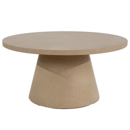 Τραπέζι Καθιστικού Randel 0800055 80x80x41cm Sand Soulworks