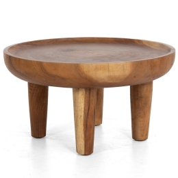 Τραπέζι Καθιστικού Ruth 0900015 75x75x40cm Natural Soulworks