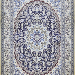 Χειροποίητο Χαλί Persian Nain Wool-Silk 256Χ199 256Χ199cm