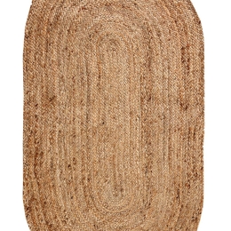 Χαλι Delhi Χειροποιητο Br-4017 -  Natural New Plan 120X170 OVAL