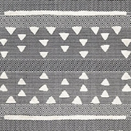 Χαλι Nomad 22321/03 -  Black-White New Plan 160X230cm