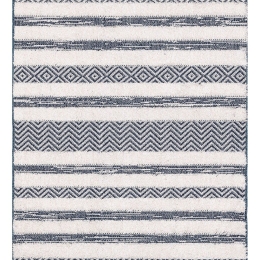 Χαλι Nomad 22329/04 -  Blue-Beige New Plan 129X190cm