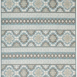 Χαλί Garden 65252C Light Green-Grey New Plan 77X150cm
