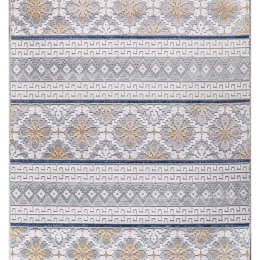 Χαλί Garden 65252Y Light Blue-Beige New Plan 77X150cm