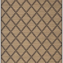 Χαλί Nepal 7924 Beige-Black New Plan 133X190cm