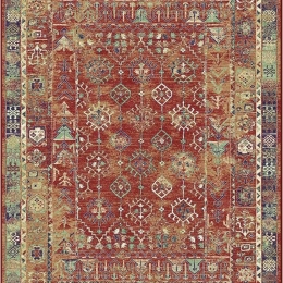 Χαλί Sonia 9937/301220 Beige-Red New Plan 100X140cm
