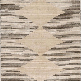 Χαλί Luca 5604A Beige-Black New Plan 160X230cm