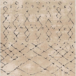 Χαλί Luca 633A Beige-Black New Plan 160X230cm
