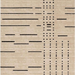 Χαλί Luca 661SA Beige-Black New Plan 160X230cm