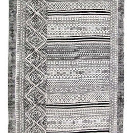 Χαλί Art 1009 Χειροποιήτο Black-White New Plan 70X140cm