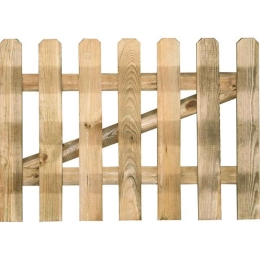 Φράχτης Πόρτα 4848 100x80cm Natural New Plan