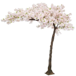 Τεχνητό Δέντρο Κερασιά Blossom NP0030_200 Ύψος 200cm White-Brown New Plan Πλαστικό, Ύφασμα