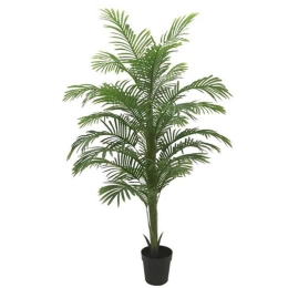 Τεχνητό Δέντρο Φοίνικας NP9295_160 Ύψος 160cm Green New Plan Πλαστικό, Ύφασμα