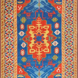 Χειροποίητο Χαλί Turkish Kazak Wool 256Χ173 256Χ173cm