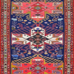 Χειροποίητο Χαλί Kilim Meshkin Wool 325X125 325X125cm