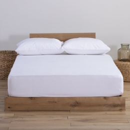 Σεντόνι Με Λάστιχο Jersey White Nef-Nef Single 100x230cm Με Λάστιχο 100% Βαμβάκι