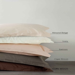 Σεντόνι Superior  Coffee Brown Με Λάστιχο Nima Μονό 100x200cm Με Λάστιχο 100% Βαμβακοσατέν