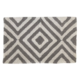 Πατάκι Μπάνιου Tribal 05592.001 Grey 50 X 80 50x80cm 100% Βαμβάκι