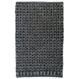 Πατάκι Μπάνιου Chain 05593.001 Grey 50 X 80 50x80cm Ύφασμα