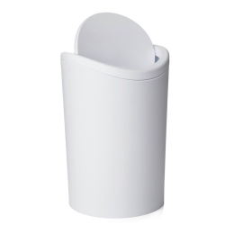 Κάδος Απορριμμάτων Swing Bin 06725.001 White Πλαστικό