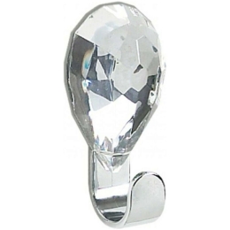 Κρεμαστράκι Bathdeco Jewel 05208.003 - 10672 Diamond Silver-Clear Μέταλλο,Πλαστικό