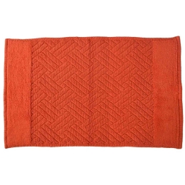 Πατάκι Μπάνιου Syros 05584.003 50x80cm Orange 50 X 80 100% Βαμβάκι