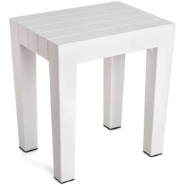 Σκαμπό Πλαστικό Lombok 06504.002 - 4436501 38x29x41cm White Πλαστικό