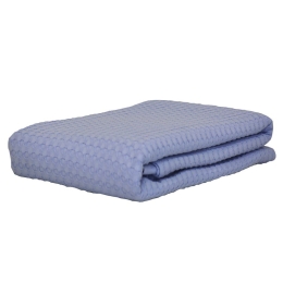 Κουβέρτα Πικέ Sky Blue Michelle Anna Riska Queen Size 230x240cm 100% Βαμβάκι
