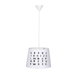Φωτιστικό Oροφής Παιδικό Story 30x26cm Ε27 max 60W Grey Funna Baby Βαμβάκι