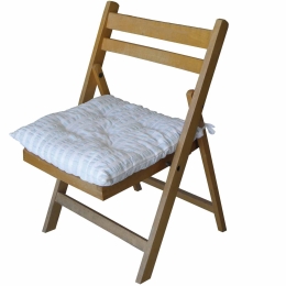 Μαξιλάρι Καρέκλας 583-20 White-Ciel Viopros 40Χ40 40x40cm 100% Βαμβάκι