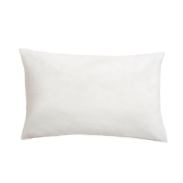Μαξιλάρι Γεμίσματος 912/01 White Gofis Home 30x55 Πολυέστερ