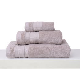 Πετσέτα Με Φάσα Soft Linen Anna Riska Σετ Πετσέτες 100% Βαμβάκι