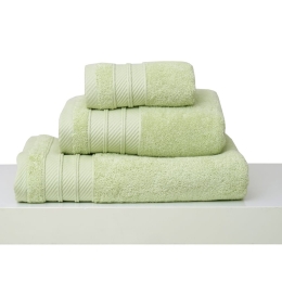 Πετσέτα Με Φάσα Soft Green Apple Anna Riska Σετ Πετσέτες 100% Βαμβάκι