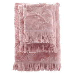 Πετσέτα Sienna Pink Ρυθμός Χεριών 30x50cm 100% Βαμβάκι