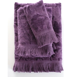 Πετσέτα Sienna Purple Ρυθμός Χεριών 30x50cm 100% Βαμβάκι