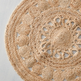 Ταπέτο Cougar Beige Ρυθμός 70X70cm Round