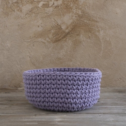 Καλάθι 28x15 Panier Lavender Nima Βαμβάκι-Πολυέστερ