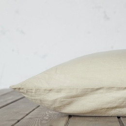 Μαξιλαροθήκες Σετ 2τμχ Linen Beige Nima 50X72 50x70cm Λινό