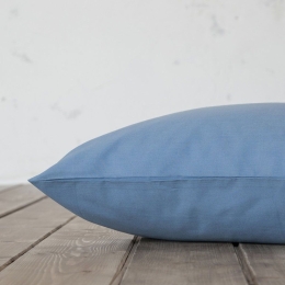 Σεντόνι Με Λάστιχο Unicolors Shadow Blue Nima Μονό 100x200cm 100% Βαμβάκι