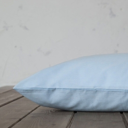 Σεντόνι Με Λάστιχο Unicolors Sky Blue Nima Υπέρδιπλο 160x200cm 100% Βαμβάκι