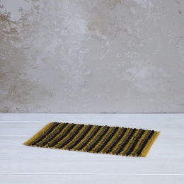 Πατάκι Μπάνιου Mantle Gold Nima 50X80cm Βαμβάκι-Πολυέστερ